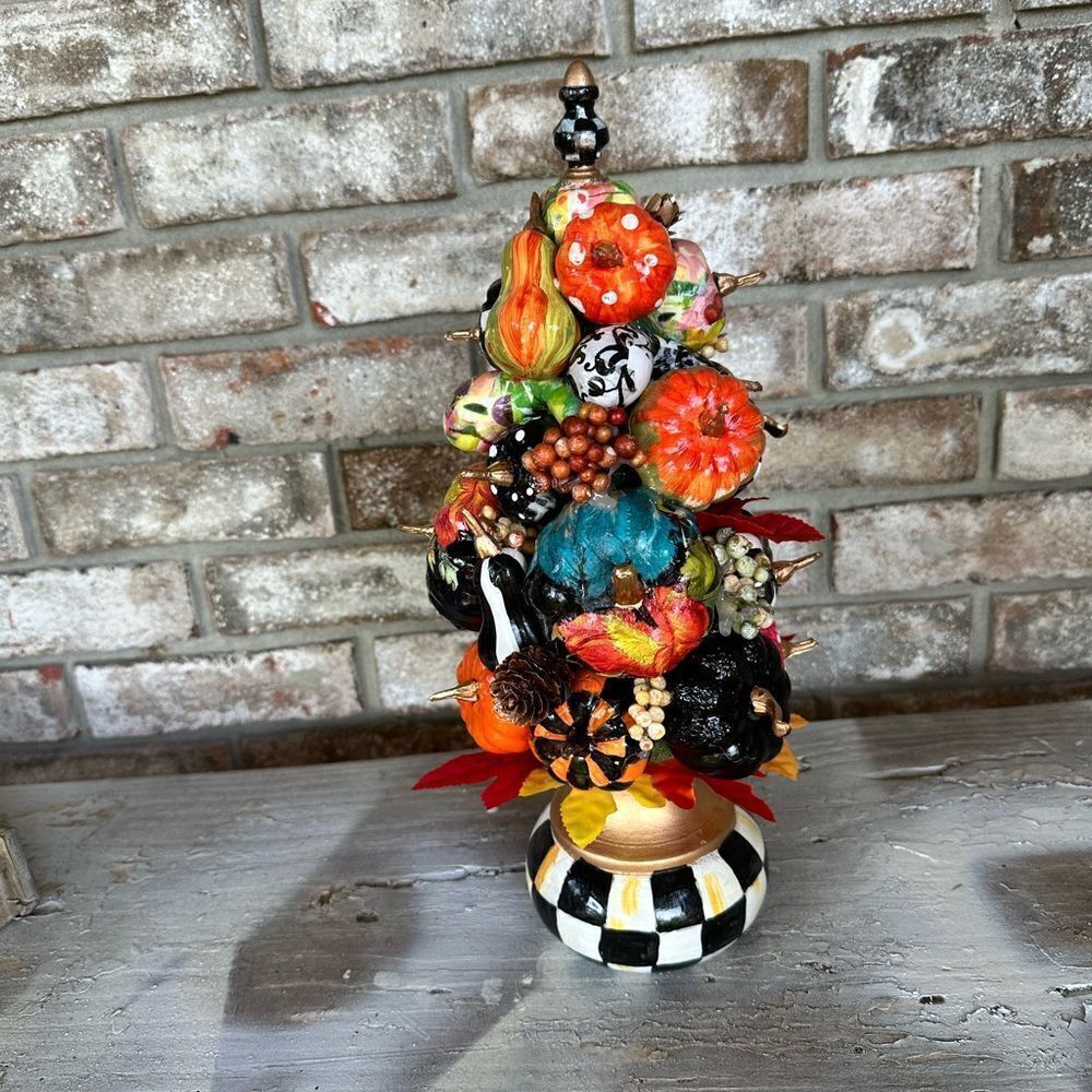 Whimsical Handcrafted Pumpkin Tree
